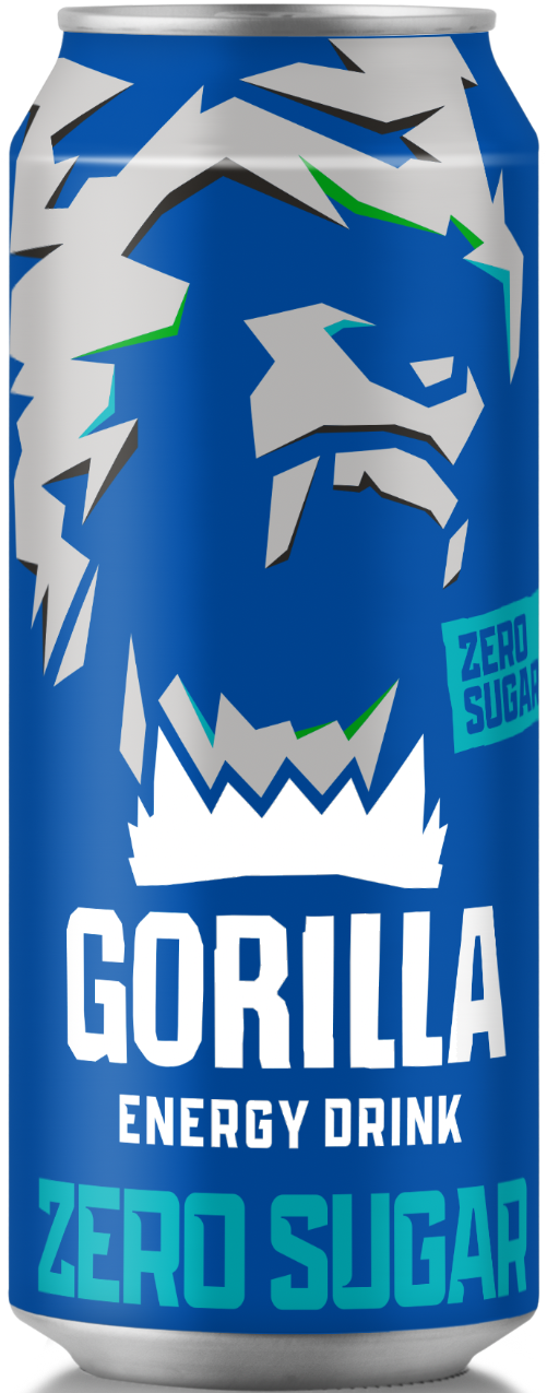 Gorilla Energy Drink, Zero Sugar